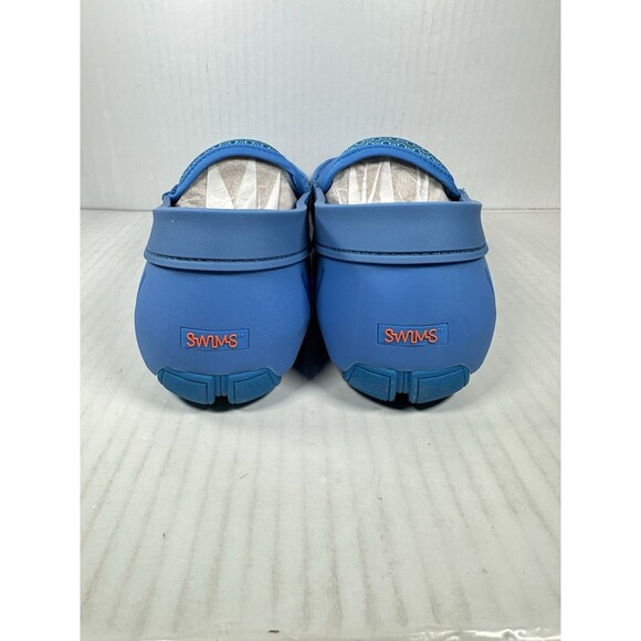 SWIMS Printed Penny Loafers Sail Blue Shoes Men’s Size 12 Slip In BRAND NEW - Picture 5 of 8